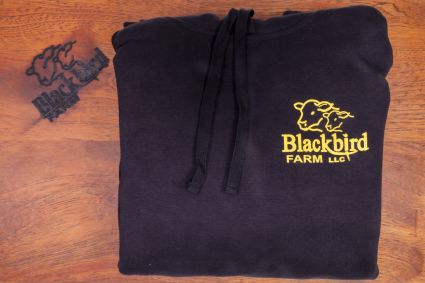 Hooded Pullover Sweatshirt, Black